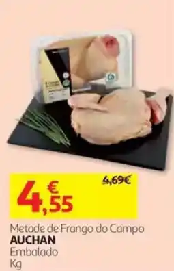 Auchan Metade de Frango do Campo Auchan promoção