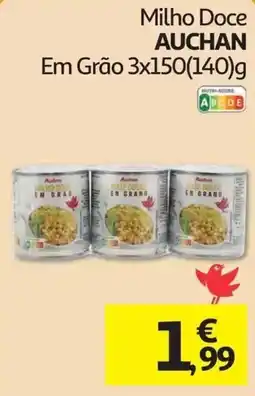 Auchan milho doce auchan promoção