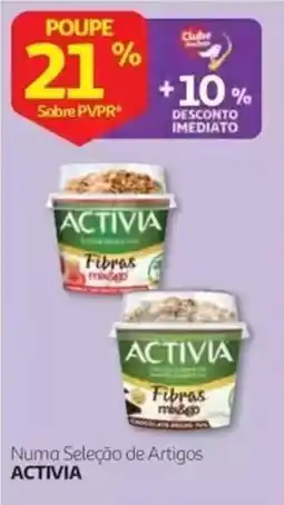 Auchan activia fibras mix&go promoção