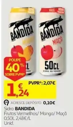 Auchan Sidra Bandida promoção