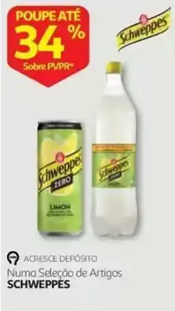 Auchan Schweppes Zero Limon promoção