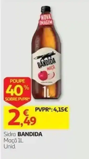 Auchan Sidra Bandida Maçã promoção