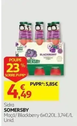 Auchan Sidra somersby promoção