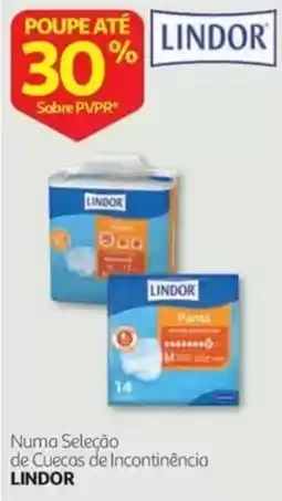 Auchan Cuecas de incontinência lindor promoção
