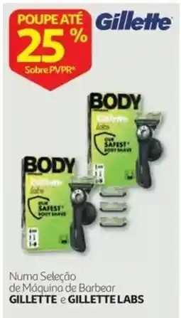 Auchan Máquina de Barbear Gillette e Gillette Labs promoção