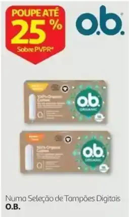 Auchan Tampões Digitais O.B. promoção
