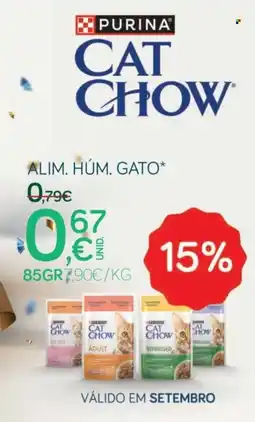 ZU Purina cat chow alim. húm. gato promoção