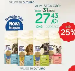 ZU Dog chow alim. seca cão promoção