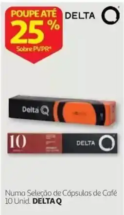 Auchan Cápsulas de café delta q promoção