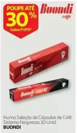 Auchan Cápsulas de Café Buondi promoção