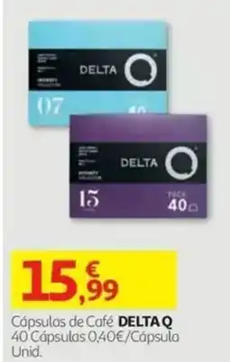 Auchan Cápsulas de Café Delta Q promoção