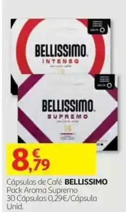 Auchan Cápsulas de Café Bellissimo promoção