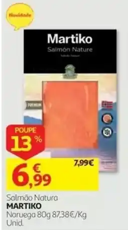 Auchan Salmão Natura Martiko promoção