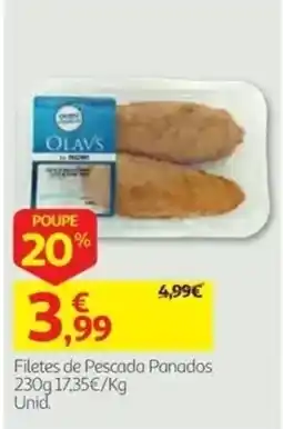 Auchan Filetes de Pescada Panados promoção