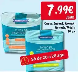 Ponto Fresco Cueca de incontinência amanh promoção