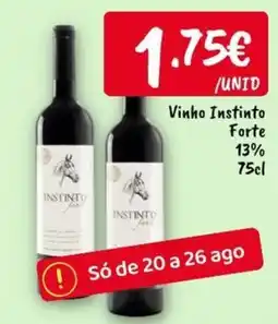 Ponto Fresco Vinho Instinto Forte promoção