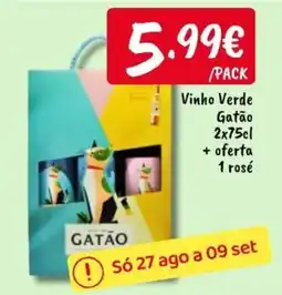 Ponto Fresco Vinho Verde Gatão promoção