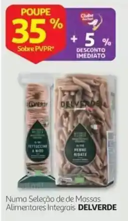 Auchan Massas Alimentares Integrais Delverde promoção