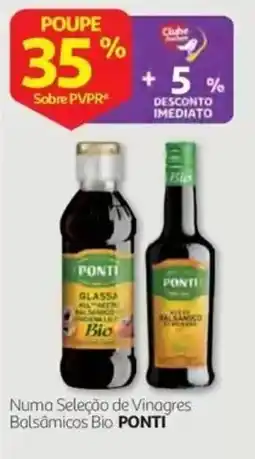 Auchan Numa Seleção de Vinagres Balsâmicos Bio PONTI promoção