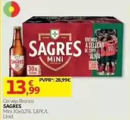 Auchan Cerveja Branca Sagres promoção