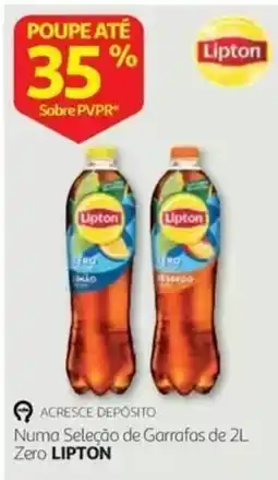 Auchan Lipton Zero promoção