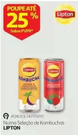 Auchan Kombuchas lipton promoção
