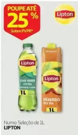 Auchan Chá verde ice tea limão e laranja lipton promoção