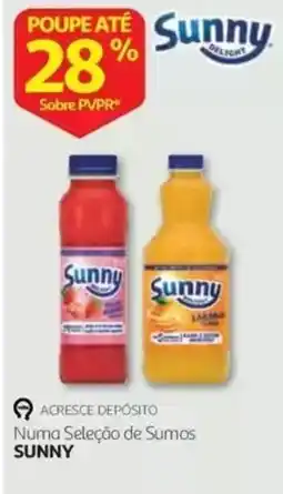 Auchan Sunny numa seleção de sumos promoção