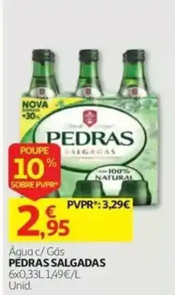 Auchan Água c/ Gás Pedras Salgadas promoção