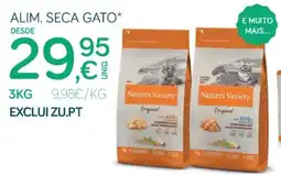 ZU Nature's Variety Original promoção