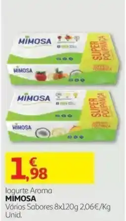 Auchan Iogurte Aroma Mimosa promoção