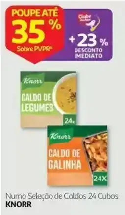 Auchan Knorr caldo de legumes promoção