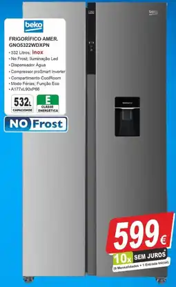 BragaJAV Frigorífico amer. Beko promoção