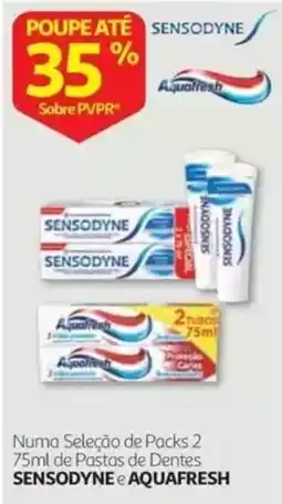 Auchan sensodyne e aquafresh promoção