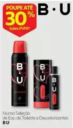 Auchan Bu numa seleção de eau de toilette e desodorantes promoção