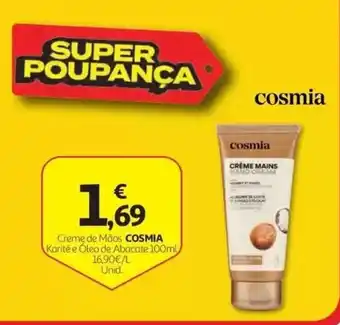 Auchan creme de mãos cosmia promoção