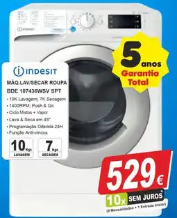 BragaJAV Máq.lav/secar roupa indesit promoção