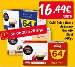 Ponto Fresco Café Dolce Gusto Ardenza/Buondi/Sical promoção