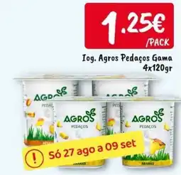 Ponto Fresco Iog. Agros Pedacos Gama promoção