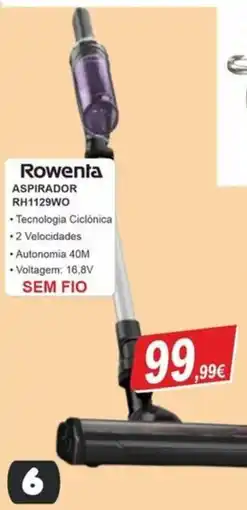 BragaJAV Rowenta aspirador rh1129wo promoção