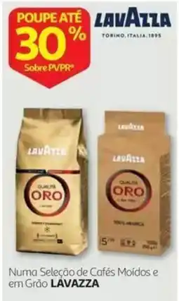 Auchan Cafés Moidos e em Grão LAVAZZA promoção