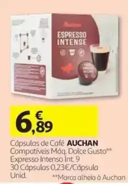 Auchan Cápsulas de Café Auchan promoção