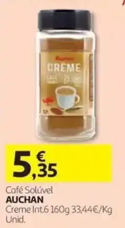 Auchan Café Solúvel Auchan Creme Int. promoção