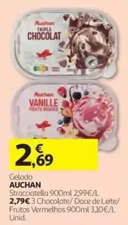 Auchan gelado auchan triple chocolate promoção