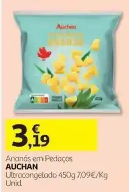 Auchan Ananás em pedaços auchan promoção