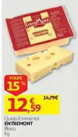 Auchan Queijo Emmental Entremont promoção