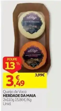 Auchan Queijo de Vaca Herdade da Maia promoção
