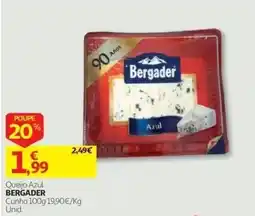 Auchan Queijo azul bergader promoção
