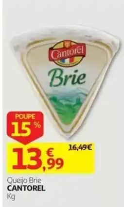 Auchan Queijo Brie Cantorel promoção