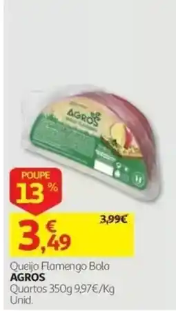 Auchan Queijo Flamengo Bola Agros promoção